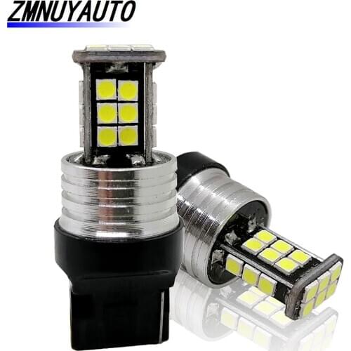 2pcs T20 7440 7443 LED 3030 24SMD Canbus No Hyperflash 1156 PY21W BAU15S T20 7440 7443 LED Lamp for Reverse Turn Signal Light