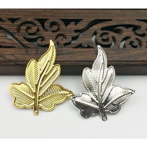 20pcs 30x35mm Filigree Wraps Metal Charms For Embellishment Scrapbook DIY Jewelry Metal Craft Jewelry Accessories