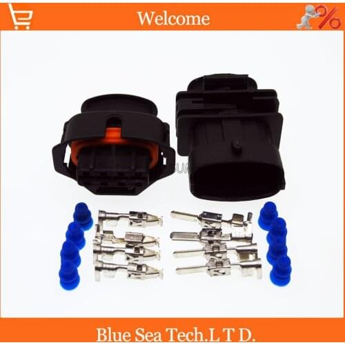 4Pin ECU Auto airflow rate senser connector,axle load/intake pressure plug,Auto waterproof plug for Bosch connector