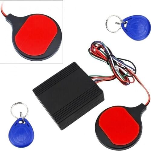 Motorcycle Lock Host 12V Motorcycle ID Card Sensing Lock Anti-theft Device Intelligent Sensing Lock for Motorcycle