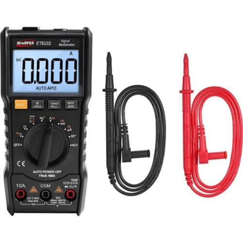 6000 Counts Digital Multimeter Full Protection Mini DMM Multi Meter True RMS AC/DC Voltage Current Tester Square Wave Output