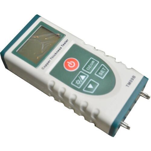 Hot Sale TM09B Thickness Tester Digital Copper Foil Thickness Tester Gauge for PCB Copper-clad Meter LCD Backlight 0-5.0OZ