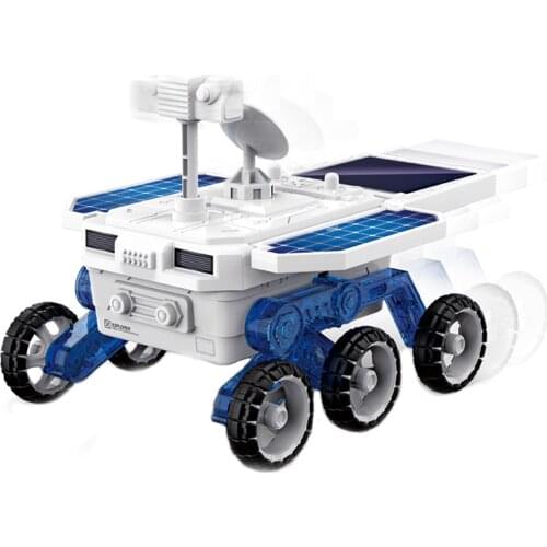 Kids DIY Educational Engineering Mechanical Learning Rover Vehicle Building Toy Set Puzzle Science Teaching Assembly Model Toys