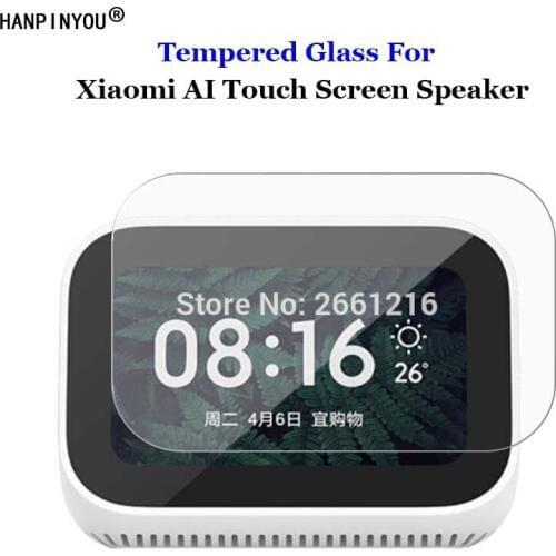 For Xiaomi AI Touch Screen Bluetooth 5.0 Speaker 3.97" Transparent Clear Tempered Glass 9H 2.5D Premium Screen Protector Film
