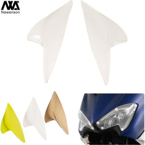 For Yamaha Tmax 530 DX/SX 2017-2018 Motorcycle Headlight Protector ABS Plastic Lamp Screen Cover Shield