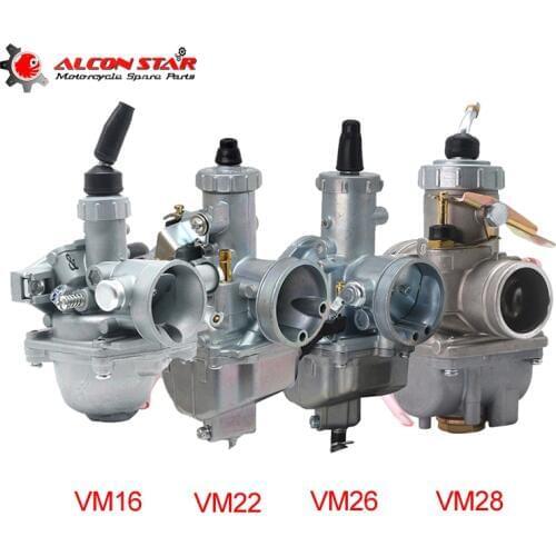 Alconstar- Mikuni VM16 VM22 VM26 VM28 Carburetor 19mm 26mm 30mm 32mm Carb For Honda for Yamaha 110cc-250cc Dirt Pit Bike ATV