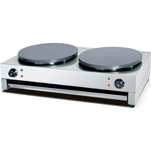 Commercial Electric Pancake Oven Double-Headed Pancake Fruit Machine Crepe Pancake Electric Baking Pan