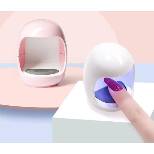 Mini Nail Dryer USB UV LED Lamp Nail Art Manicure Tools Egg Shape Design 30S Fast Drying Curing Light for Gel Polish
