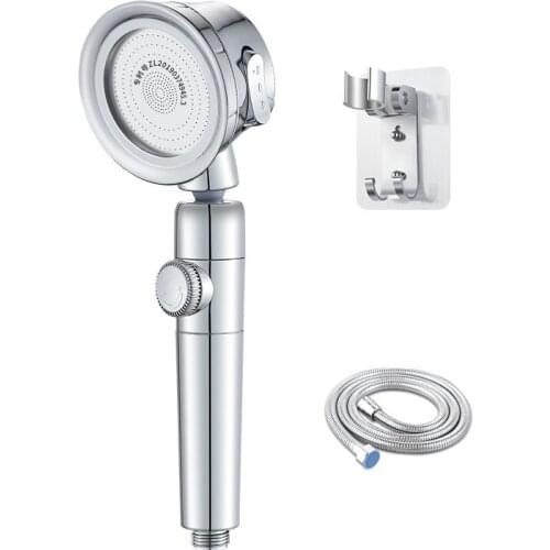 New supercharged hand-held shower head three stop shower shower shower shower accessories bathroom accessories