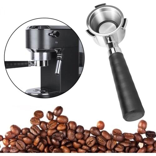 51mm Coffee Bottomless Portafilter Machine Non Pressurized Filter Basket 51mm Stainless Steel Handle Home Kitchen Filter Tool