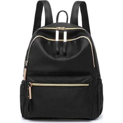 Casual Oxford Backpack Women Black Waterproof School Bags for Teenage Girls High Quality Fashion Travel Tote Backpack