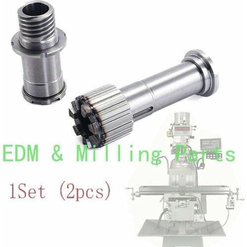 1 Set CNC Milling Machine Part Spindle Clutch Gear Hub Step Pulley Combine For Bridgeport A3+20+57+74
