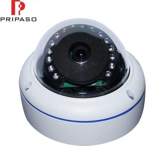 Pripaso HD 1080P Panorama Fisheye Wide Angle AHD Camera 2.0MP Vandalproof Infrared Security Dome Camera xmeye CCTV AHD Camera
