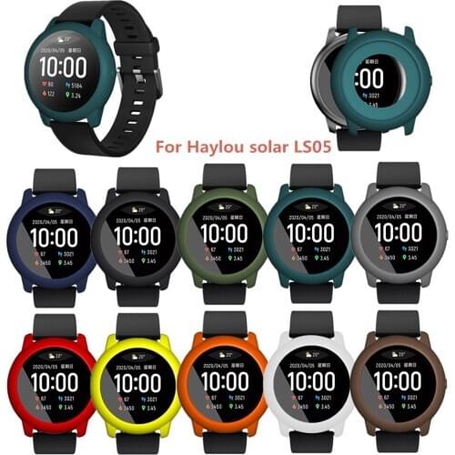 Silicone Protector Case Cover for Xiaomi Haylou Solar LS05 Smartwatch Protective Cases Frame Shell watch Shockproof Accessories
