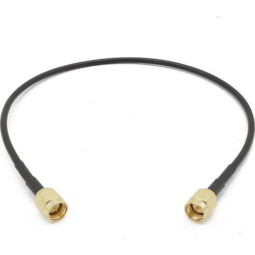 SMA Male to SMA Male Antenna Extension Cable WiFi Router SMA Plug to Plug RG174 RF Cable 10CM 15CM 20CM 30CM 50CM 1M