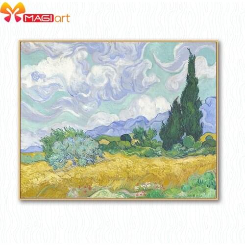 Cross stitch kits Embroidery needlework sets 11CT water soluble canvas patterns 14CT Grass warbler flying-NCMS070