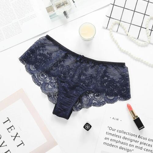 BALALOUM 3pcs New Arrivals Women Sexy Seamless Floral Lace Hollow Out Briefs Panties High Quality Lingerie Everyday Underwear