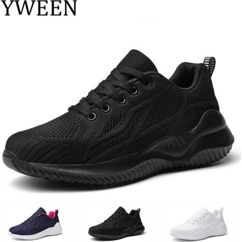 YWEEN Air Mesh Summer Shoes Woman Lace-Up Female Vulcanize Shoes New Womens Shoes All Matched Sports Running Shoes Women