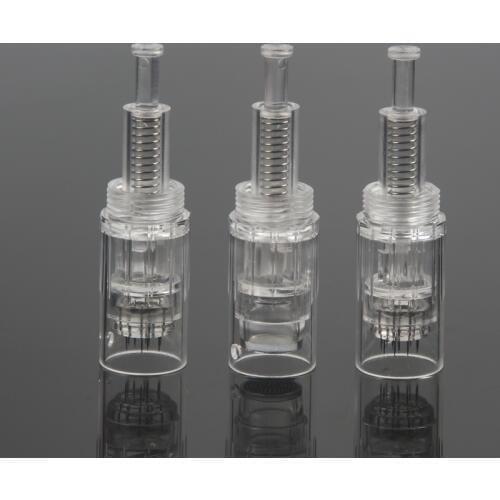 10/50pcs Screw Needle Cartridge Replacement For Derma Pen Micro needle 12 pin/36 pin/nano Micro Nano Needles Tattoo Needles