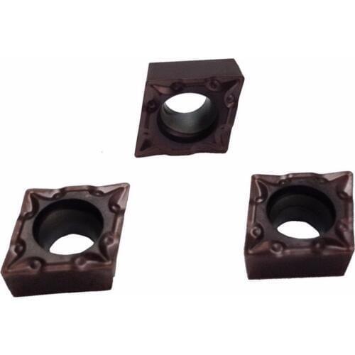 10PCS/LOT CCMT060204 CCMT09T304 08 TM External Internal Boring Turning CNC Cutting Tools Carbide Inserts