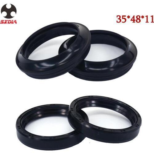 35*48*11 Motorcycle Front Fork Damper Oil Dust Seal For Honda Yamaha Suzuki Kawasaki Harley crf150 cb650 KL250 rm125 gs750
