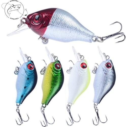 3D Eyes High Quality Fishing Lure Hard Bait 9g/6cm Artificial Minnow Freshwater Anti-Corrosion Bionic Plastic Fishing Bait