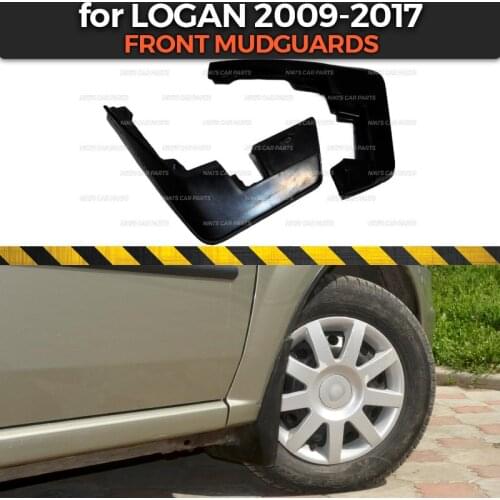 Mudguards for Renault Logan 2009-2017 on front wheels trim accessories mud flaps broad splash guards mud car styling
