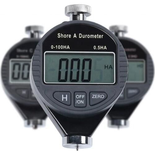Digital Hardness Durometer Digital Hardness Tester Hardness Meter 0-100 A/C/D For Measuring Plastic Leather Rubber Multi-resin
