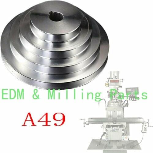 CNC Milling Machine Part A49 Transmission Motor Belt Pulley For Bridgeport Vertical Mill Tool