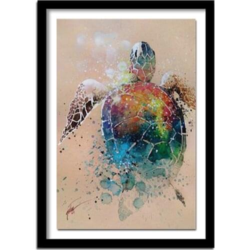 DIY 5D Diamond Painting Turtle Cross Stitch Diamond Embroidery Patterns rhinestones Diamond