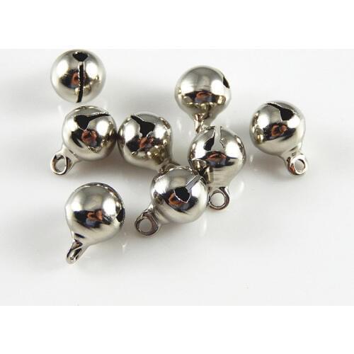GraceAngie 100PCS Metal Vintage Charms Imitation Cute Bell Pendant Suspension Jewelry Earring Necklace Accessory