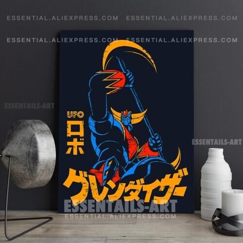 Great Mazinger Halberd Anime Poster Canvas Wall Art Painting Decor Pictures Bedroom Study Living Room Home Decoration Prints