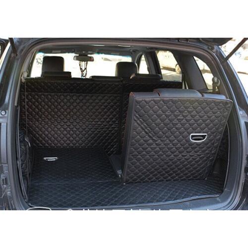 Good! Special trunk mats for Hyundai Santa Fe 7 seats 2012-2009 durable cargo liner boot carpets for Santafe 2010,Free shipping