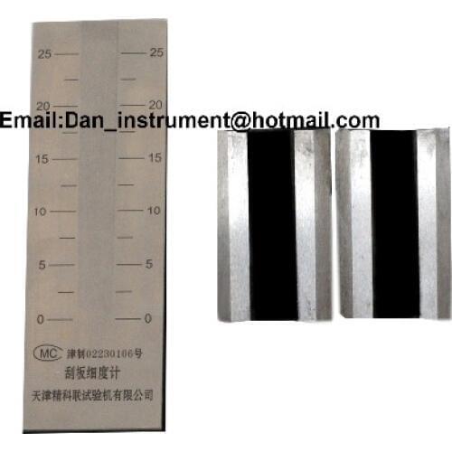 Wholesale Sigle Groove Fineness gauge, grindometer,fineness meter 0~25