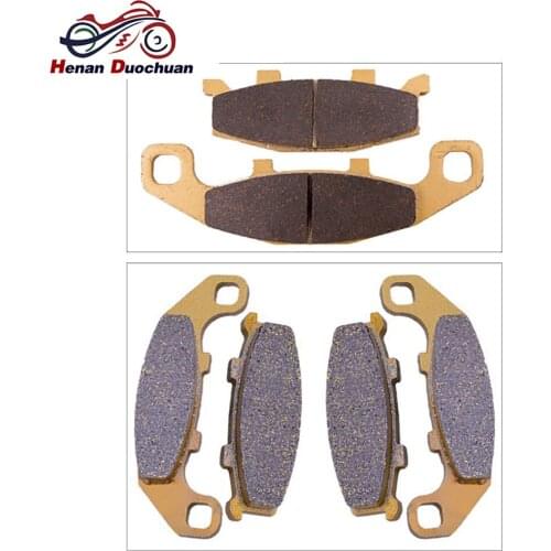 400CC Motorbike Front Rear Brake Pads Set For KAWASAKI GPX400 GPX400R ZX400 F1 1987 GPZ400 GPZ400R D4 1988 GPX 400 GPZ 400