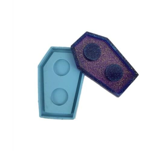 Updated Eyelash Tray Mold Eyelash Holder Resin Mold DIY Silicone Moulds for Coffin Eyelash Holder Crafting(Mold Only)