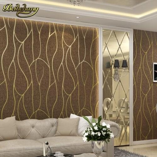 Beibehang papel de parede 3D European Deer leather curve stripes wallpaper for walls wall paper for living room wall-paper