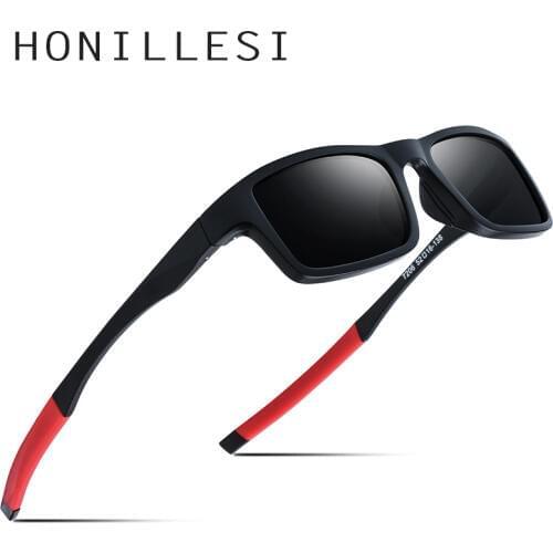 TR90 Polarized Sunglasses Men Goggles Sports Male Driving Outdoors Square Basketball UV400 Sun Glasses for Men Gafas Oculos 7206