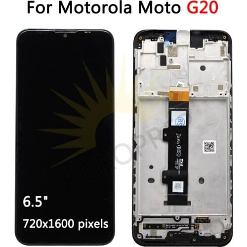 Original LCD For Motorola Moto G20 Display With Touch Screen Digitizer Assembly Replacement For Moto G20 LCD Display Pantalla