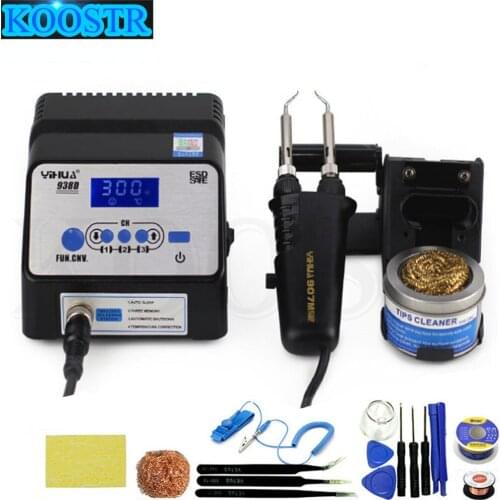 938D SMD Soldering Tweezer Repair Rework Station Electric heating pliers Constant temperature heating tweezers soldering station