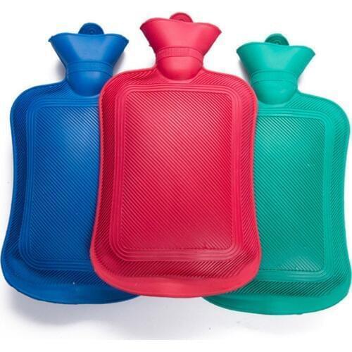 Rubber Hot Water Bag Hand Warming Water Bottles Winter Thermal Sack B99