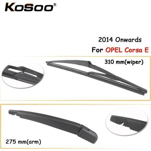 KOSOO Auto Rear Car Wiper Blade For OPEL Corsa E ,310mm 2014 Onwards Rear Window Windshield Wiper Blades Arm,Car Accessories