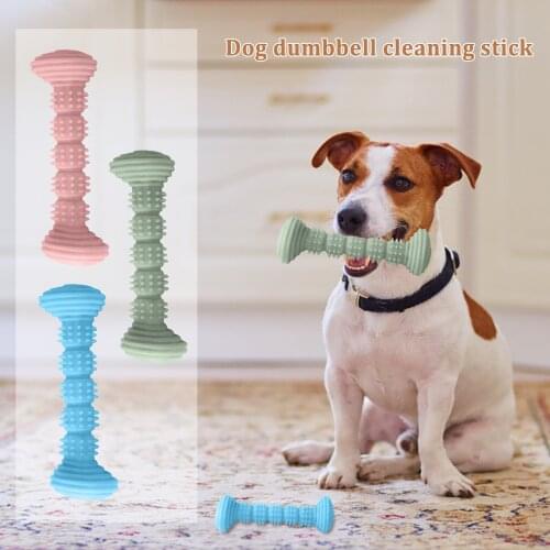 Dog Toy Toothbrush Durable Dog Chew Toy Stick Soft Rubber Teeth Clean And Durable Small Medium Large Dog Puppies Chew Toy
