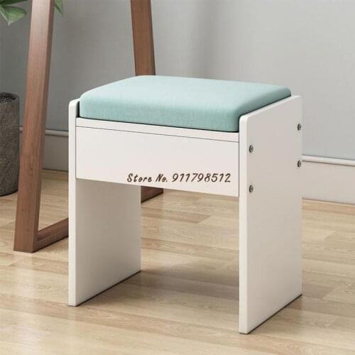 Modern minimalist net red small stool home bedroom lazy cute bedroom girl dressing table creative makeup chair