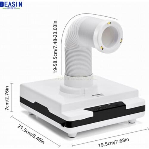 Dental 60W Dust Collector Extractor Dental Vacuum Cleaner Dental Lab Equipment Dust Suction Machine For Polishing