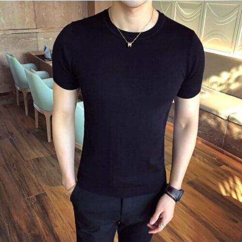 Spring Mens Half high collar Sweaters Black Sexy Brand Knitted Pullovers Men Solid Color Casual Male Sweater Autumn Knitwear