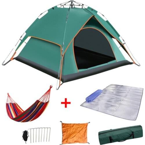 Desert Field Camping Automatic Tent 3-4People Camping Tent Convenient For Setting Portable Backpack Shading Traveling And Hiking
