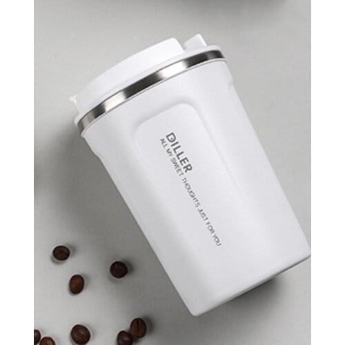 Stable Practical Temperature Retention Portable Coffee Mug 2 Colors Thermal Cup Portable for Camping