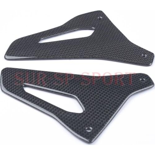 Heel Plate Guard Cover For Ducati Monster 1200R 2016 2017 100% Carbon Fiber