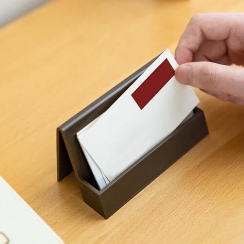 2PCS Creative Plastic Card Holders Note For Office Display Desk Business Holders Desk Accessories Stand Clip Memo Clip Holder